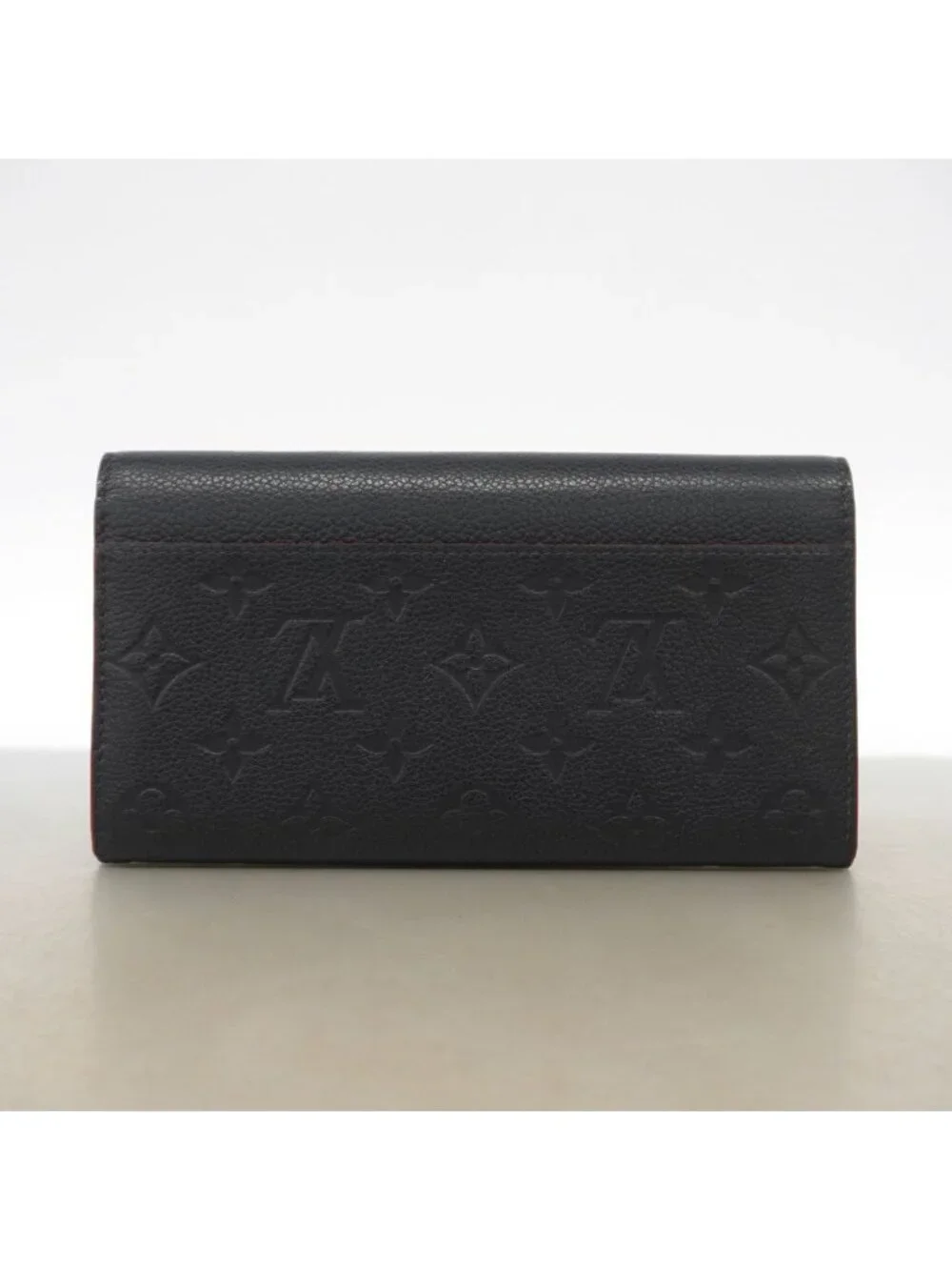 Louis Vuitton Wallet Monogram Empreinte Portefeuille Sarah Marine Rouge